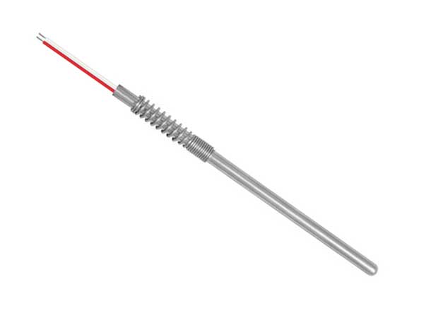 带安装弹簧的热电偶温度探头